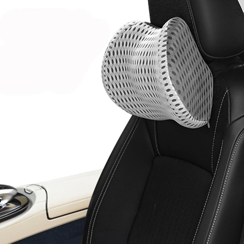Car Headrest Pillow Support Travel Universal Soft Neck Pillows Cushion Memory Foam Car Lumbar Back Support Auto Headrest