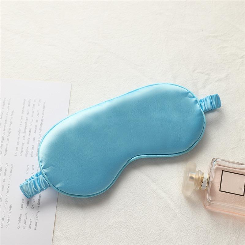 New Imitated Silk Patch Shading Sleep Eye Mask Eyepatch Travel Relax Cover Eyeshade Health Sleeping Shield Soft Eye Care Tools