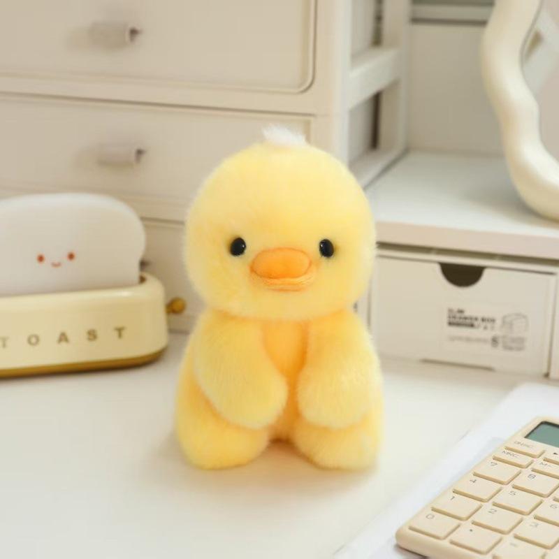 Snot bear computer screen decoration lying down bear ornament office mouse pony panda Zhuoban plush doll