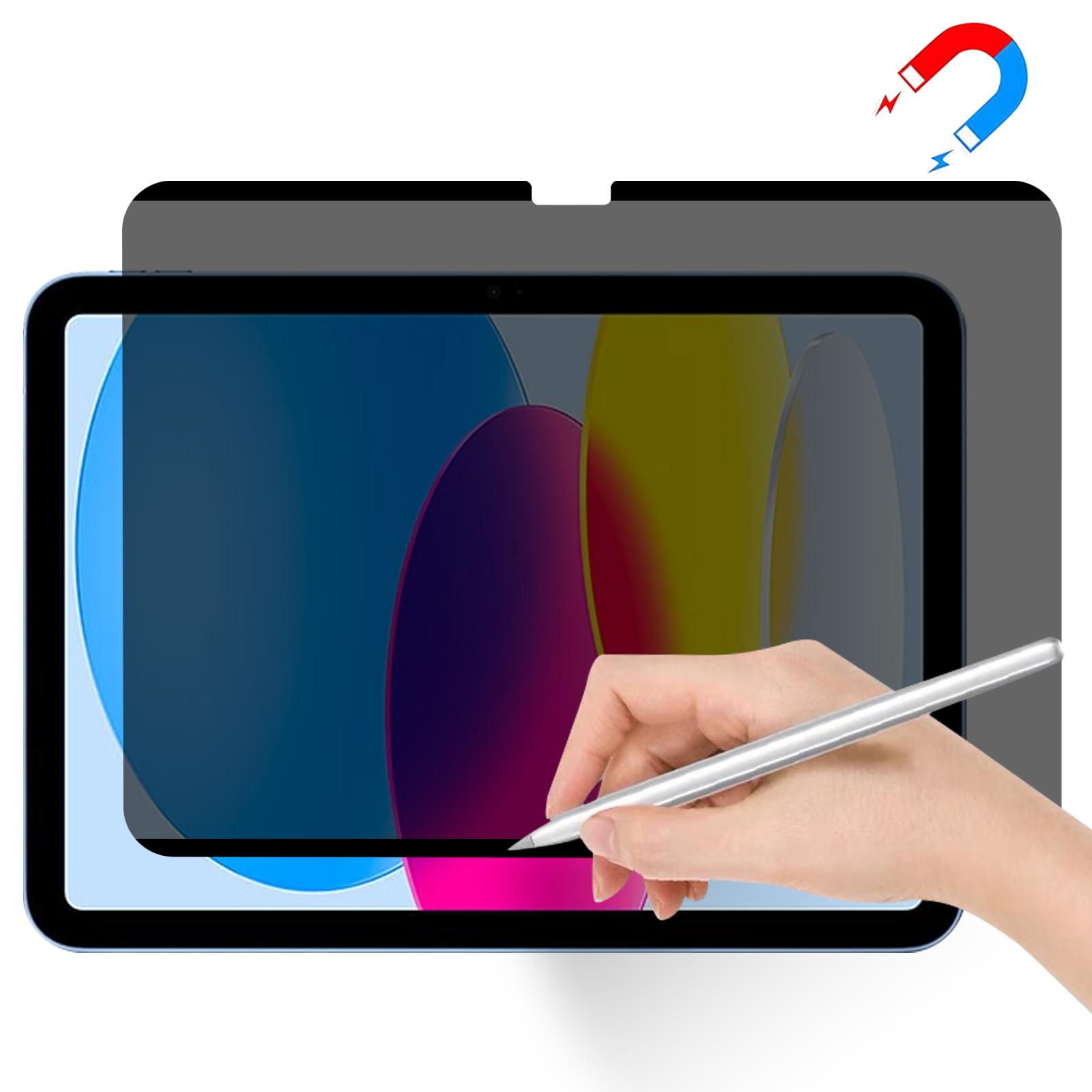 

Для iPad (2025)/10.9 (2022) Магнітна матова PET-плівка для планшета, що імітує папір, із захистом від шпигунства