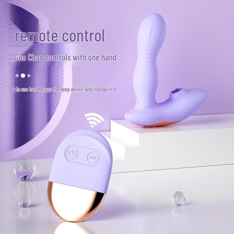 Silent Wearable Vibrator: Telescopic Massager & Intimate Masturbation Toy for Women