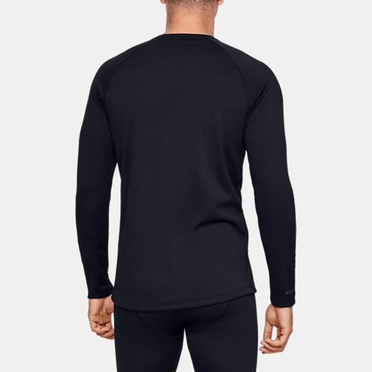 Under Armour Fitted Moisture-Wicking Sports T-Shirt Men Tops Black 1343243-001