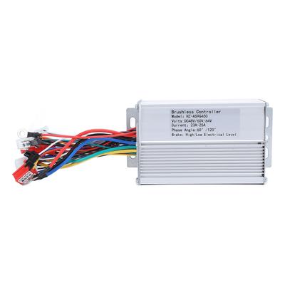 48V 60V 64V 450W Controlador de Motor sin Escobillas Aleación de Aluminio Controlador de Motor de Bicicleta Eléctrica para Bicicleta Eléctrica Patinete