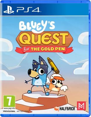 PS4 Game CENEGA Bluey's Quests for the Gold Pen