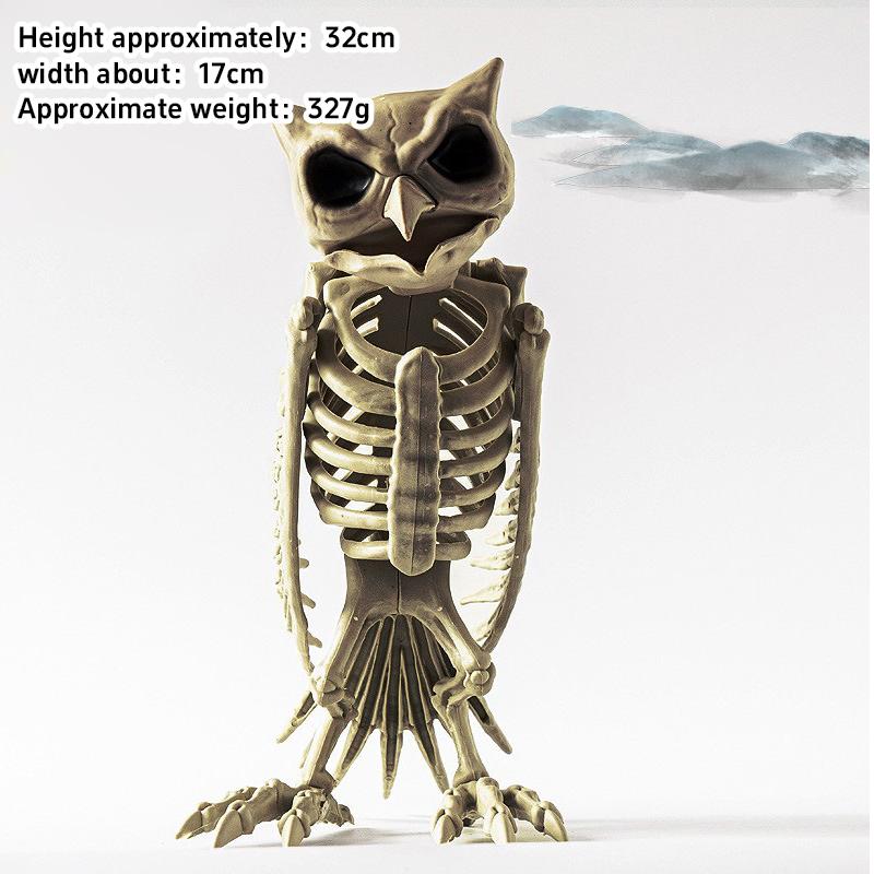 New Halloween Dog Skeleton Decoration Spooky Skeleton Animal Puppy Bones Skeleton Decoration For Halloween Indoor Outdoor