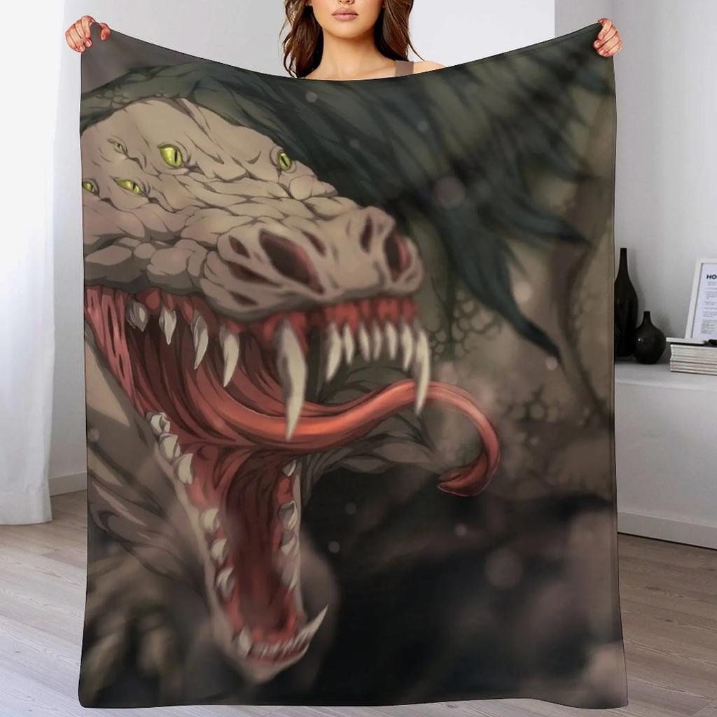SCP682 Throw Blanket Machine Washable Soft Warm Blanket
