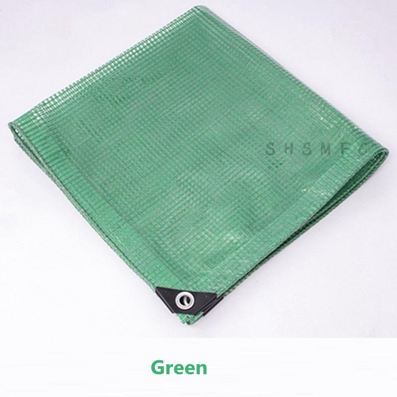 

0.3mm PE Mesh Rainproof Cloth Outdoor Canopy Swimming Pool Sunscreen Garden Plant Shed Waterproof Cloth Shading Party Awning Custom size зелений