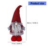 Unique No Face Santa Ornament Portable Holiday Decors With Premium Felt Materials 36cm Wide