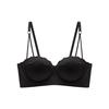Satin Lace Splicing Half Cup Underwear Women's Small Breasts Gather and Show a Large Upper Support To Prevent Sagging and Close the Sub-breasts Bra