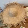 Lafite French big-brimmed beach hat seaside vacation sunscreen hat new hollow design sunshade straw hat women
