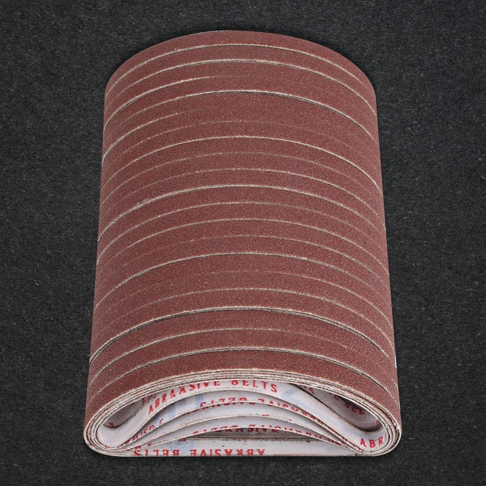 100pcs Replacement Power Finger File Medium Grit Abrasive Sanding Belts Straight Blade Cutting