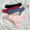 FINETOO 5PCS/Set T-Back Intimates Lingerie Sexy Women Seamless Panties Breathable Thong Underwear for Female Intimates Lingerie