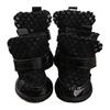4 Pcs Dog Shoes Breathable Mesh Dog Boots for Summer Hot Pavement Anti-Slip Sole Paw Protector for Small Medium And Large Dogs