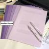 5PCS/Set L-shaped A4 File Folder Gradient Color Document Folder Test Paper Clamp  Business