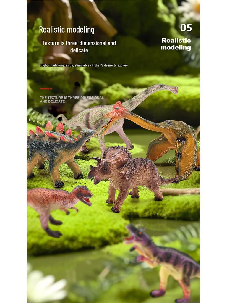 Large Soft Rubber Tyrannosaurus Rex Dinosaur Toy for Kids