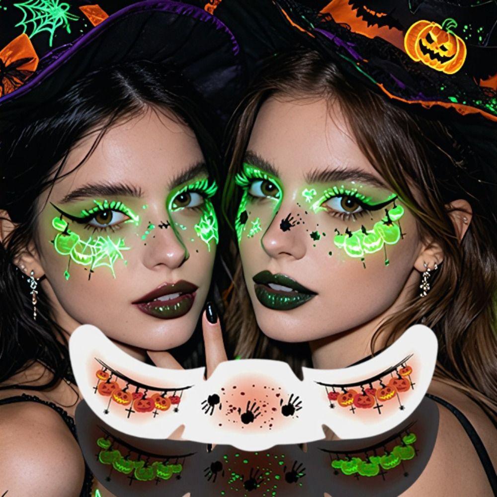 Water Transfer Printing Face Sticker Freckles Simulated Halloween Makeup Sticker  Stage Prop