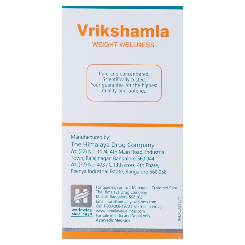 Himalaya 2 x Vrikshamla Weight Wellness Tablets 60 For Natural Weight Management
