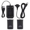 2Pcs 4800mAh Rechargeable Battery With 1 Charging Cable+Charging Dock for Xbox 360 Wireless Gamepad Controller Battery