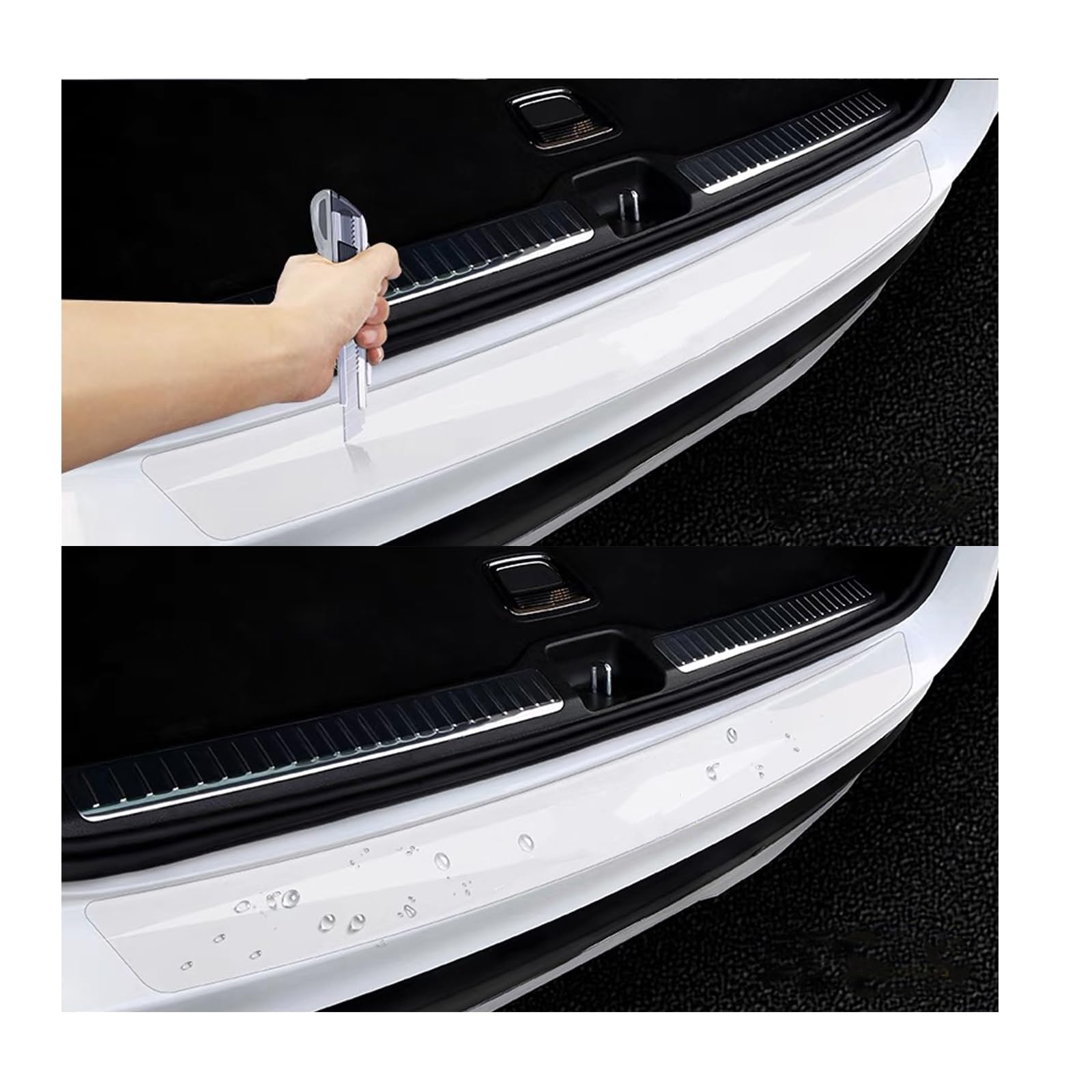 

[Прозрачный без логотипа] Защита заднего бампера автомобиля Mitsubishi New Outlander HPEV OUTLANDER_PHEV GN0W GN