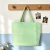 Striped Bag For Women Large Capacity Retro Casual Polyester Fashion Handbag For Daily Use