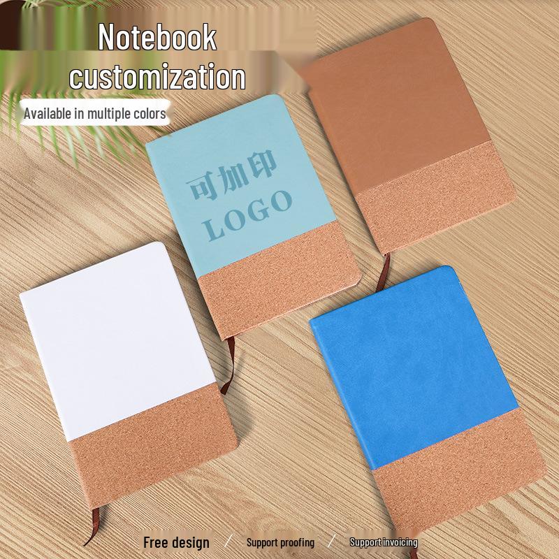 A5 Patchwork Custom Notebook - Business Office Diary with Logo Printing