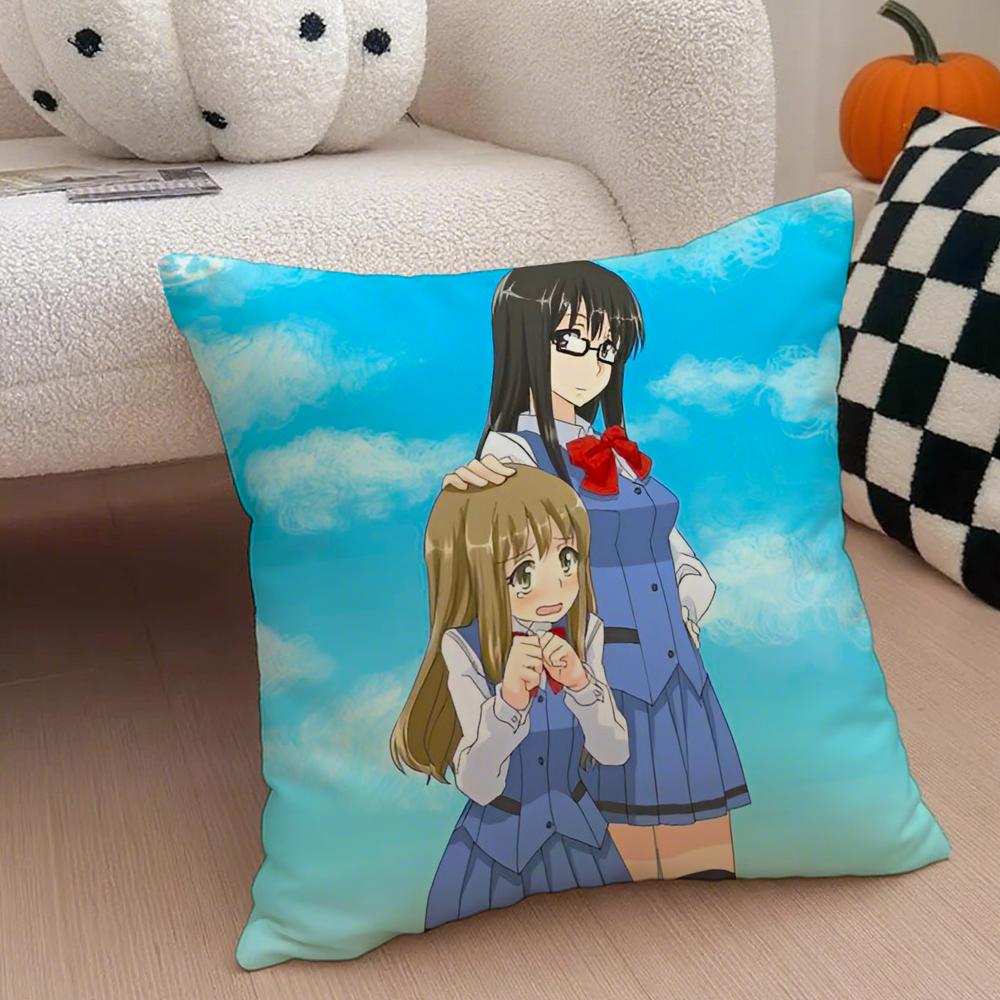 Fashion Simple SSasameki Koto icon Cushion Cover Linen Pillow Case Soft Breathable Protective Couch Room Decoration