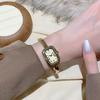 Classic Square Dial Watches For Women Creative Fashion Women Dress Wristwatch Gold Bangle Bracelet Ladies Quartz Watch Clock