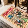 Heroes Sun Area Rug Perfect for Hallway Dormitory Playrooms Foyer Anti-slip Rug Anime Office Decor Best for Christmas