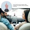 Interesting Car Dashboard Ornament Solar Powered Rocking Middle Finger Car Decoration Desktop Ornament