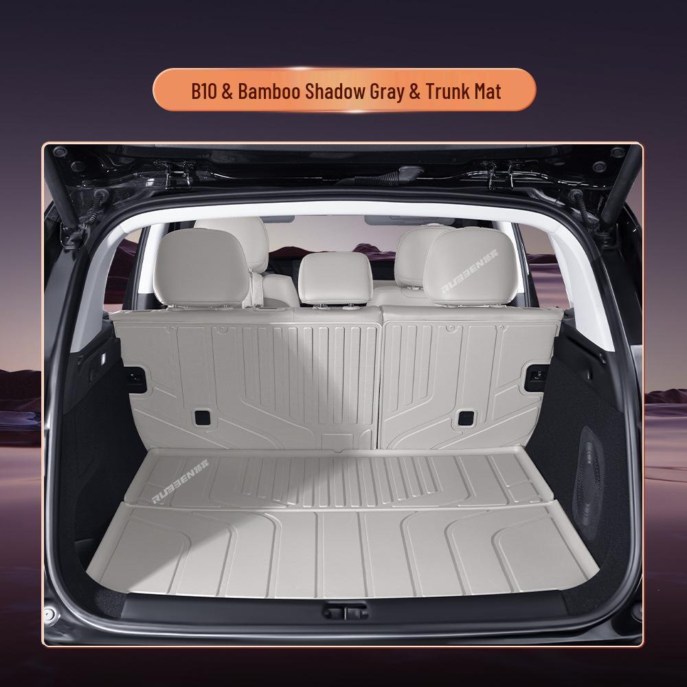 Trunk Mat for Leapmotor B10: TPE Semi-Enclosed, Customized for Interior Modification