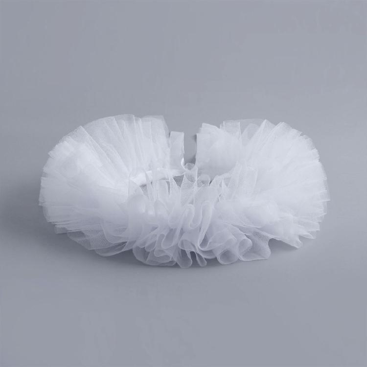 Vintage Detachable Collar Multilayered Mesh Collar for  Colonial Outfit Lace Jabot Collar Cosplay Costume Neckwear