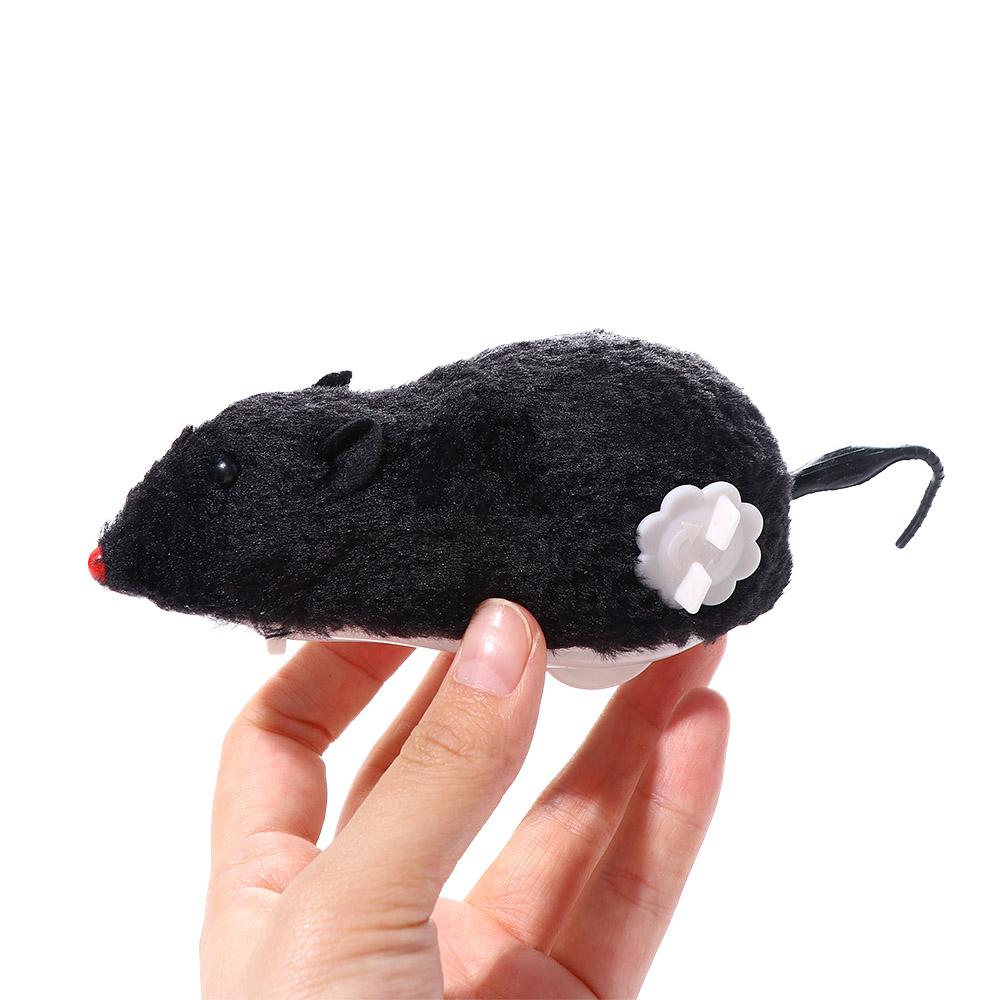 Spring Power Pet Products Wind Up Toys Cat Dog Playing Toy Plush Mouse Toy Clockwork Toy