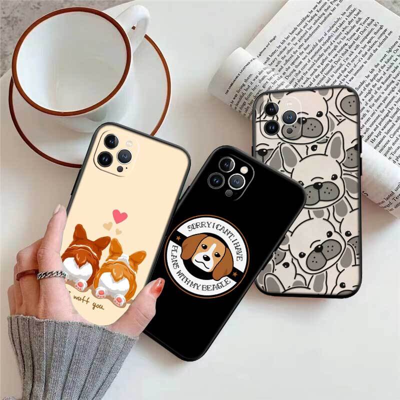 Cartoon Cute DOG Phone Case for Motorola Edge 60 60s 70 G86 G56 G54 E14 G04S G45 G54 G64 X30 X40 X50 S30 S50 Pro Power Tylus