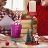 Rutschfester Teelichthalter aus Harz Weihnachtsmann Kerzenhalter Partygeschenke