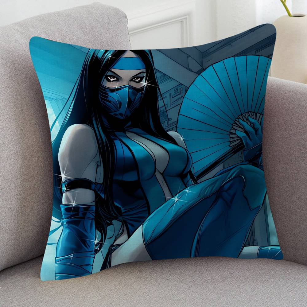 Game Mortal Kombat Pillow Case Soft Double Sided Print Sofa Cushion Cover Throw Pillow Covers