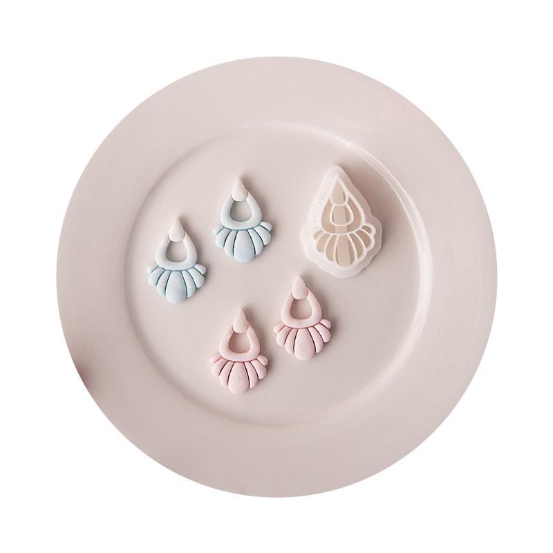 Creative Retro Soft Pottery Earrings Clay Mold Diy Design Earrings Pendant Styling Cutting Tool