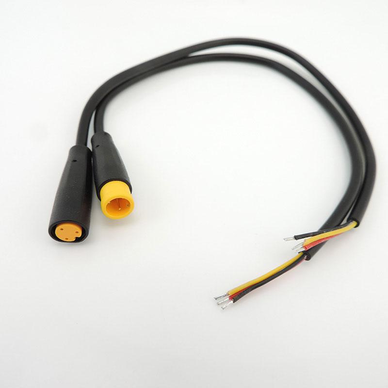 M8 2 3 4 5 6 Kolíkový konektor pro elektrické kolo Zástrčka DC samice samec Konektor Kabeláž Skútr Brzdový kabel Snímač signálu vodotěsný