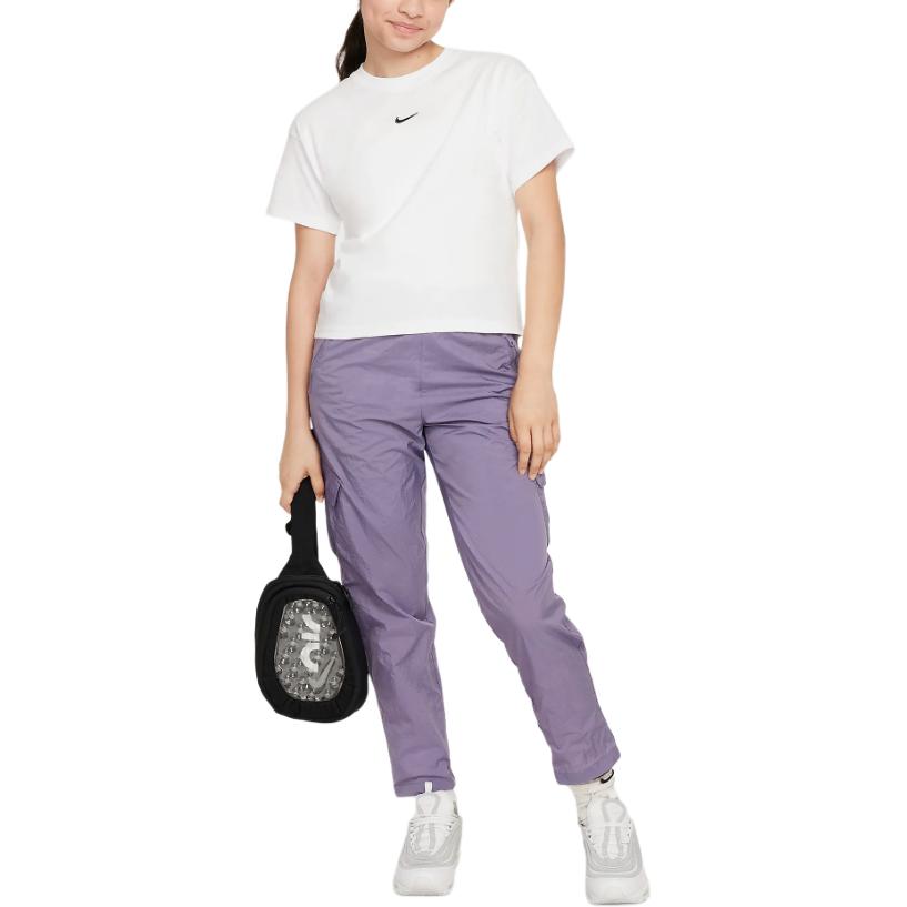 Nike Sportswear Essentials Series T-Shirt Soft Comfortable Casual Versatile Short Sleeve Unisex Tops White FZ5559100