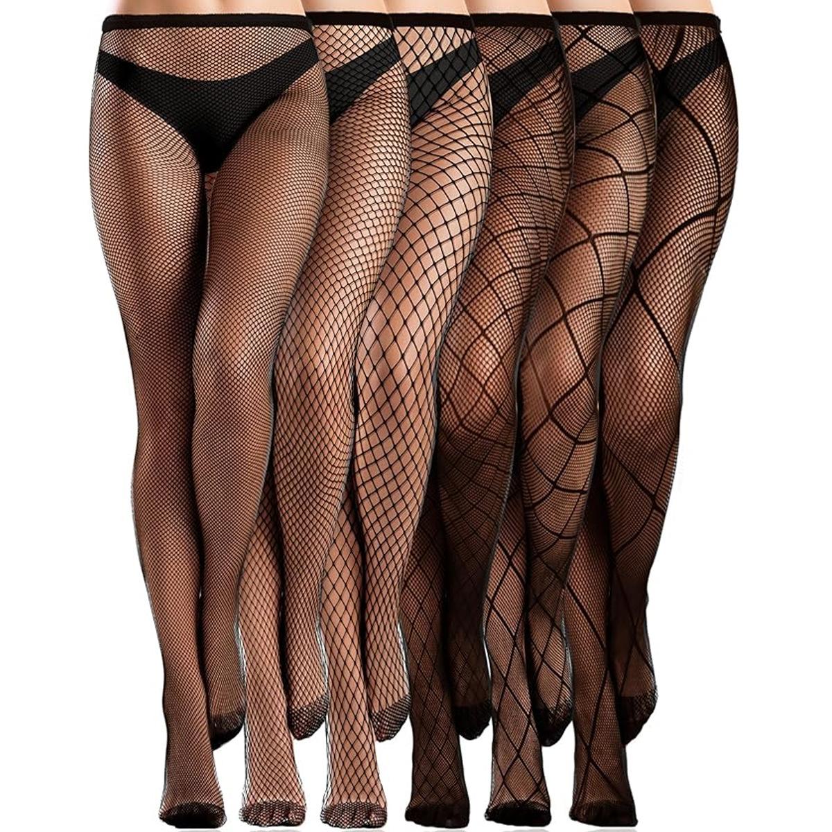 

Гарячий Розпродаж Комбінований Набір Панчохи Павук Шкарпетки Рибальська Сітка Око Комбінезон Візерунок Жаккард Ромб Сітчасті Шкарпетки white card+opp (simple packaging)