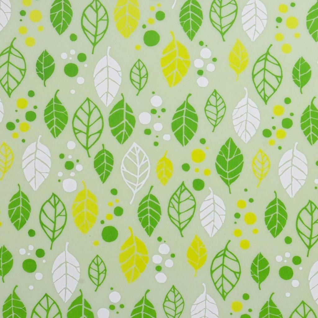 Yuzen Washi Oběd Čtyři roční období Letní list Stylový plastový obdélníkový ideální pro západní a japonský moderní Ideální pro severský tento a prostírání je