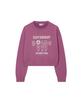 COVERNAT WOMAN Circus Graphic Sweatshirt Magenta