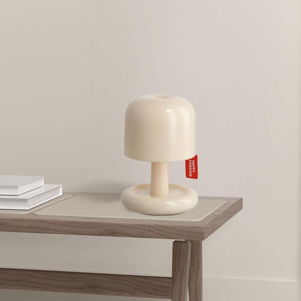 Tabletop Mushroom Table Lamp USB Rechargeable Minimalist Desk Lights Sunset Night Light Coffee Bar