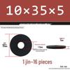 Thickened Black Flat Washer: Enhanced Round Metal Spacer for Home Use