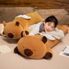 New Wings Capybara Long Sleep Pillow Stuffed Capibara Plushie Fluffy Doll Soft Sofa Cushion Nap Sleeping Toys for Home Bed