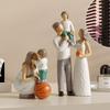 Home Decor Resin Statue People Model Figurines for Interior Home Decoration Accessories Living Room Decoration Christmas Gifts