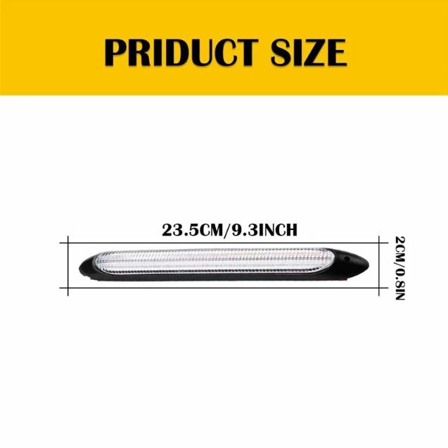 Car DRL LED Daylight, Yellow Cycle, White Turn Signal, Waterproof Headlight Lane, Serial Lamp, Universal, 2pcs.