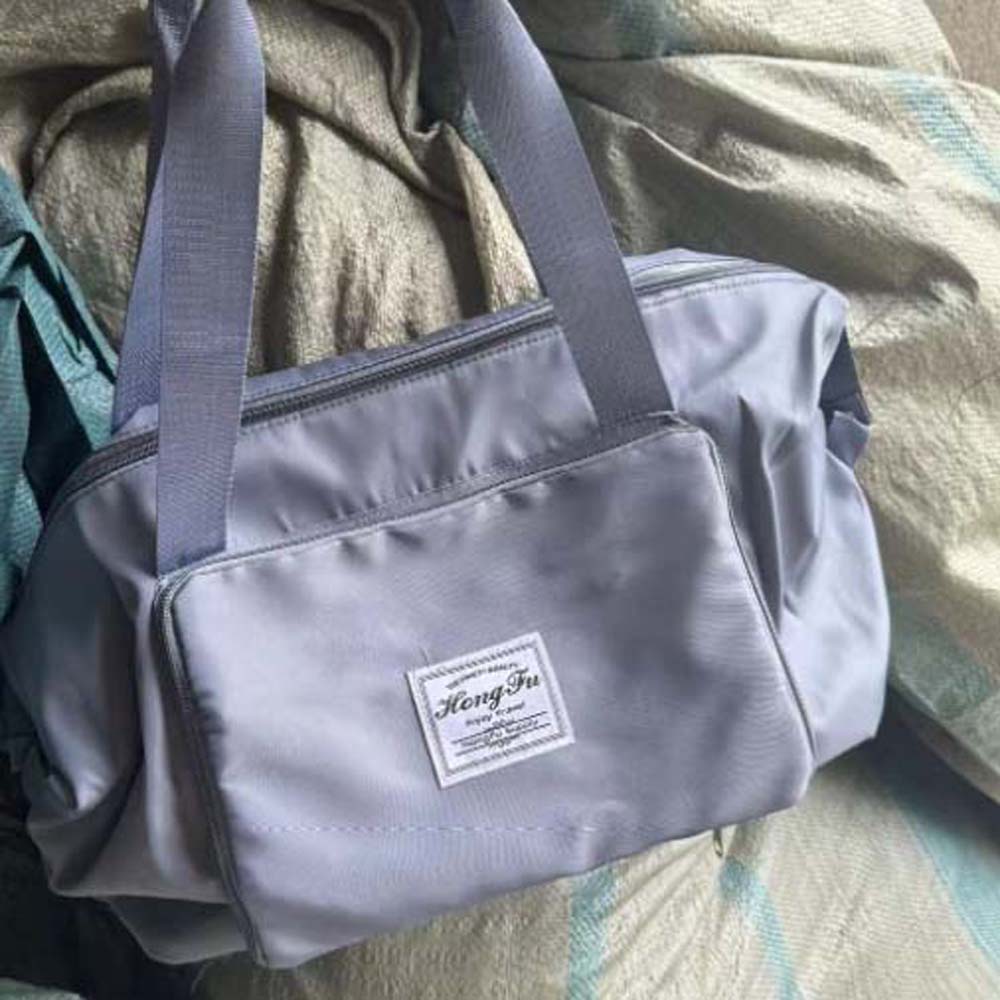 Fitness Pouch Oxford Cloth Travel Bag Foldable Large Capacity Handbag  Family Vacation