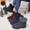 Womens Winter Ankle Boots New Fashion Thick Plush Warm Snow Boots Waterproof Platform Shoes Bootie Feminina  De Mujer