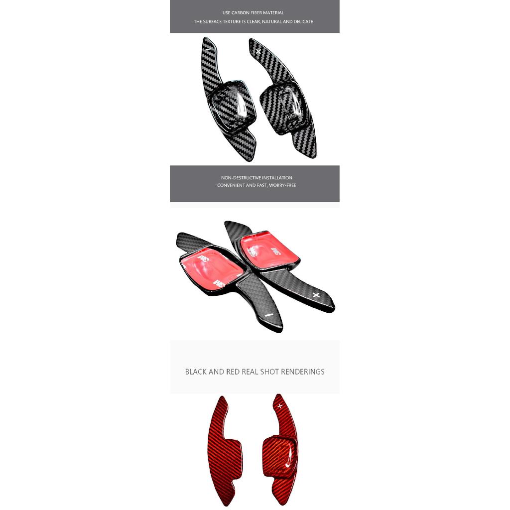 SK CUSTOM For Volkswagen Golf 8 MK8 R GTI R Line carbon fiber steering wheel paddle modifications