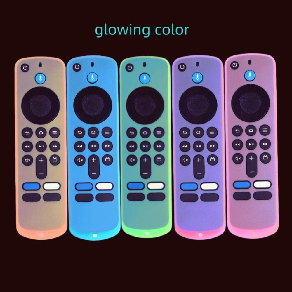 Silicone Protective Case with Lanyard Shockproof Soft Shell Protector for Amazon 2025 Fire TV Stick 4K/HD